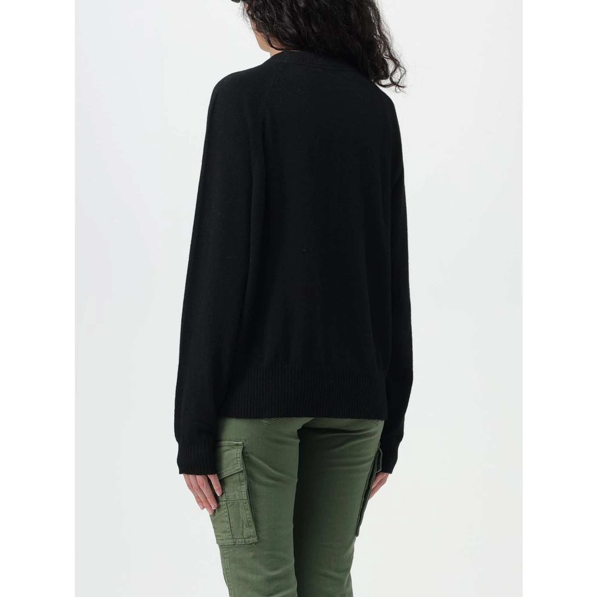 Black Cashmere Sweatshirt