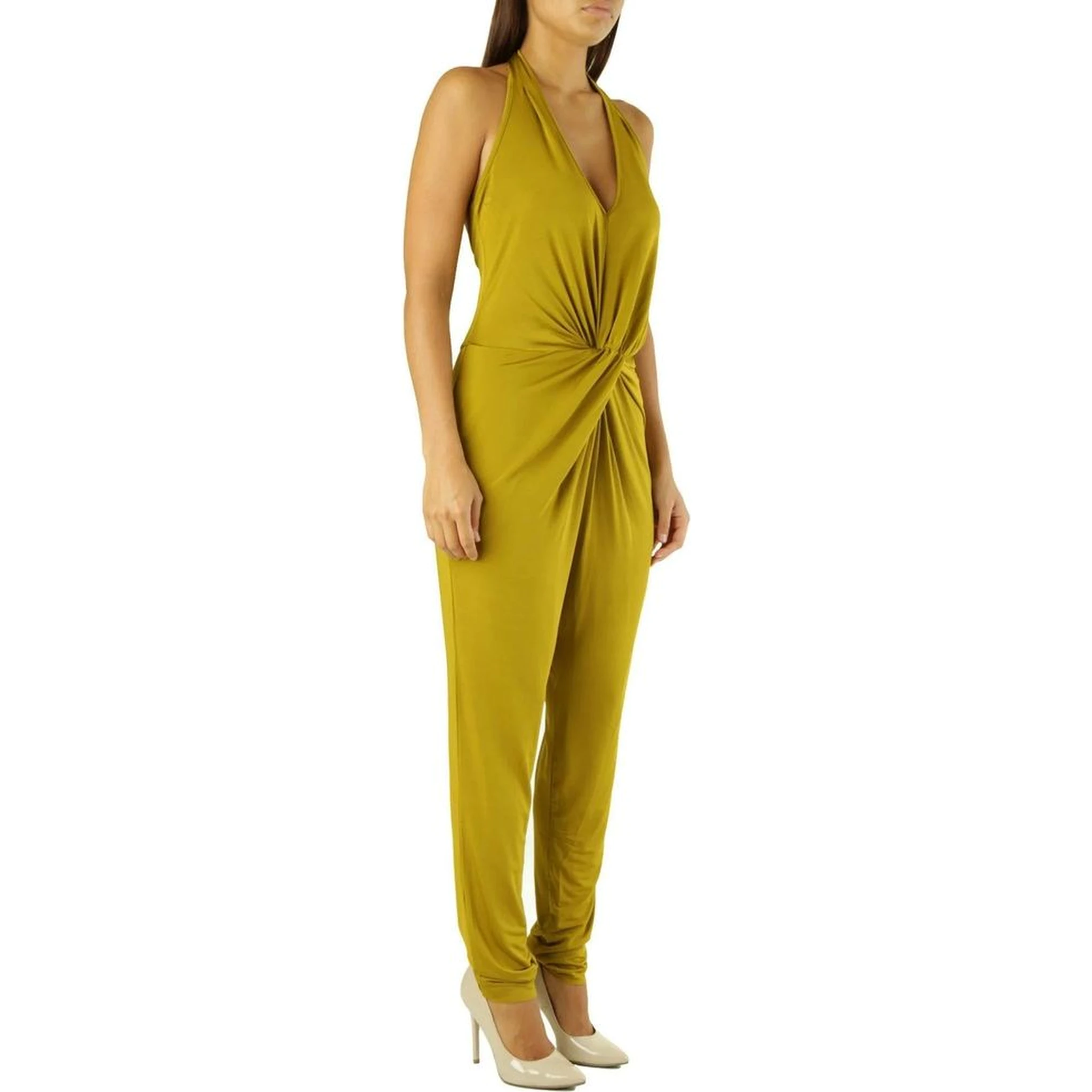 Bicolor Rayon Jumpsuit