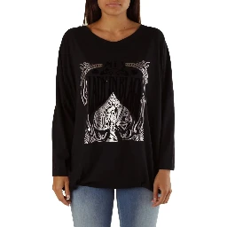Black Viscose Sweatshirt