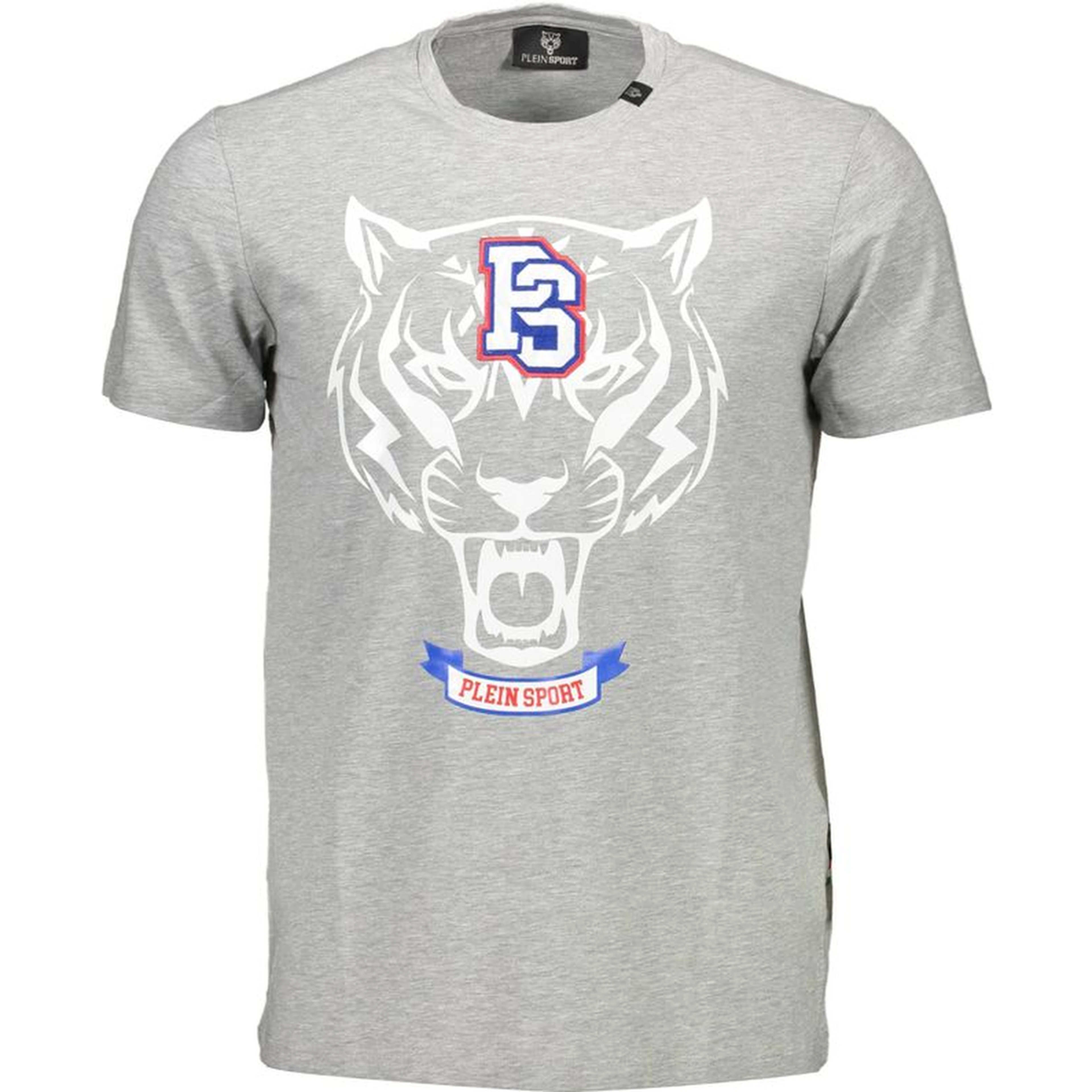 Gray Cotton Men T-Shirt