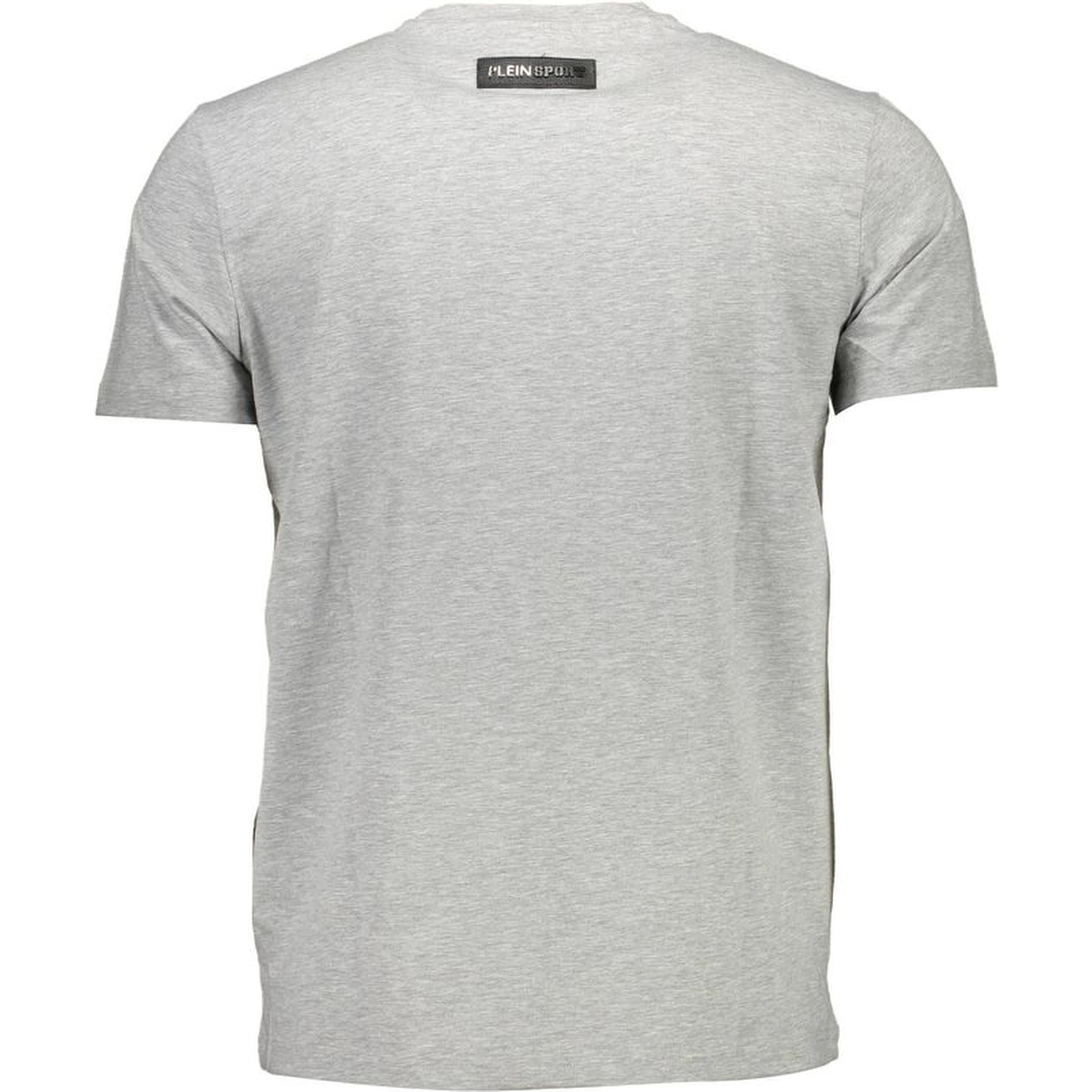 Gray Cotton Men T-Shirt