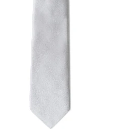 Silver Silk Tie