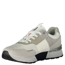 White Polyester Sneaker