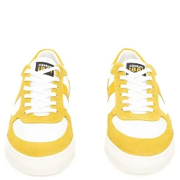Yellow Cowhide Men Sneaker