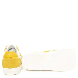 Yellow Cowhide Men Sneaker