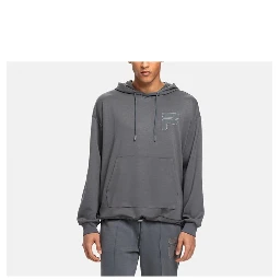 Gray Viscose Sweatshirt