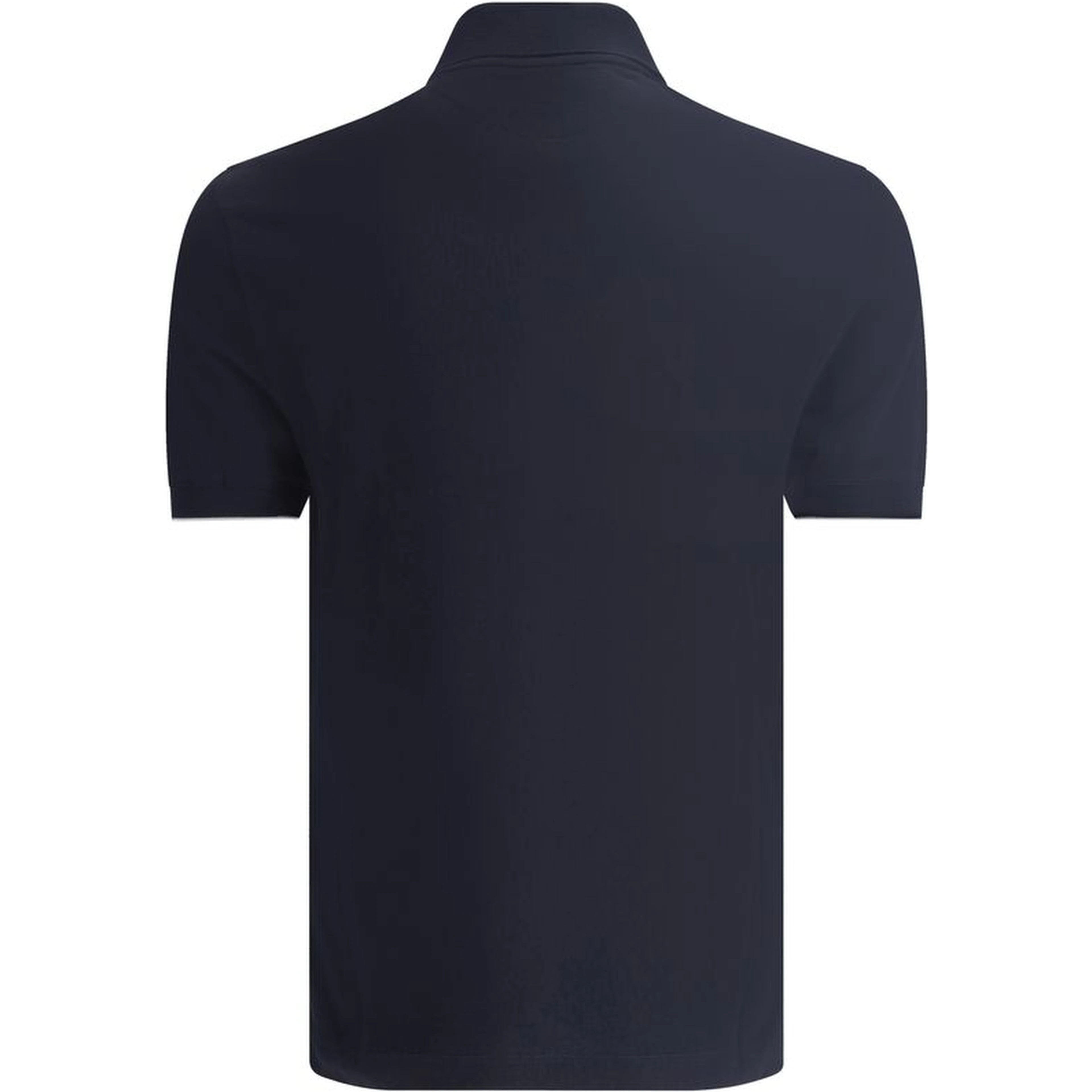 قميص بولو قطني أزرق