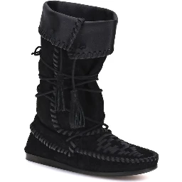 Brown Calf Leather Bos Taurus Lace-Up Boots