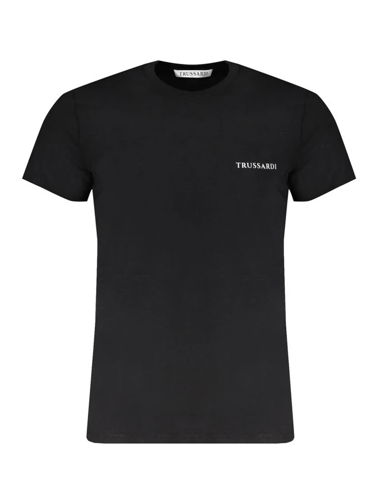 Black Cotton Men's T-Shirt