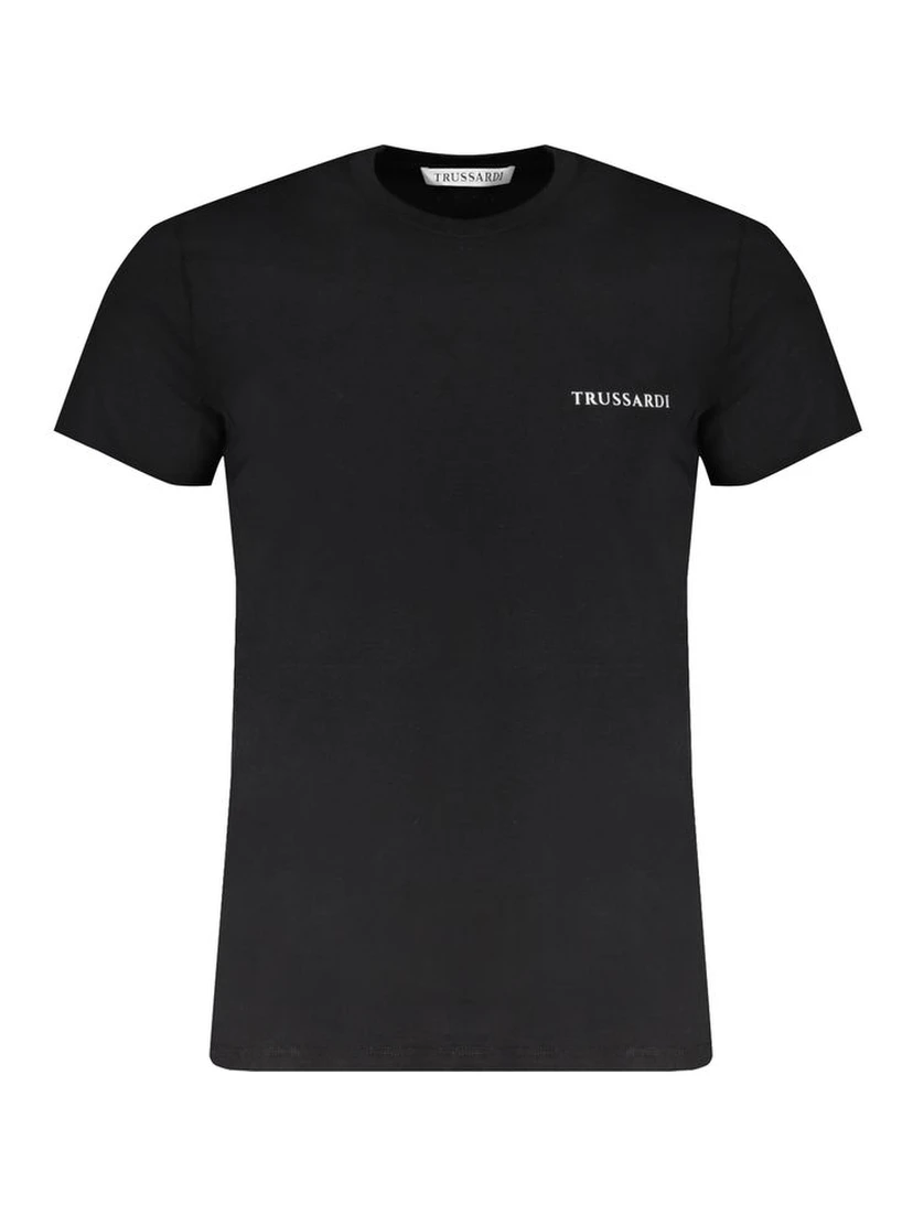 Black Cotton Men's T-Shirt