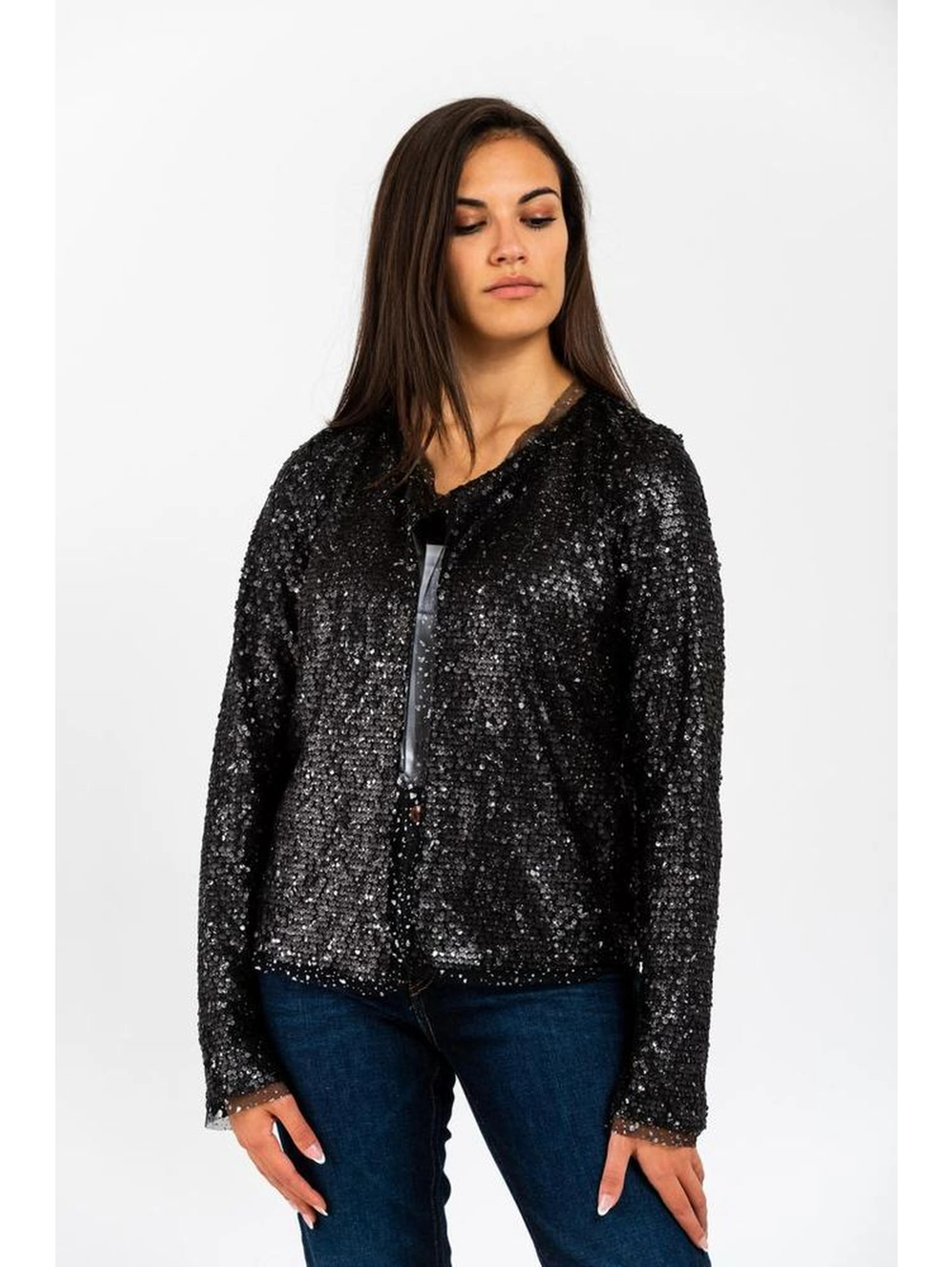Black Polyamide Blazer