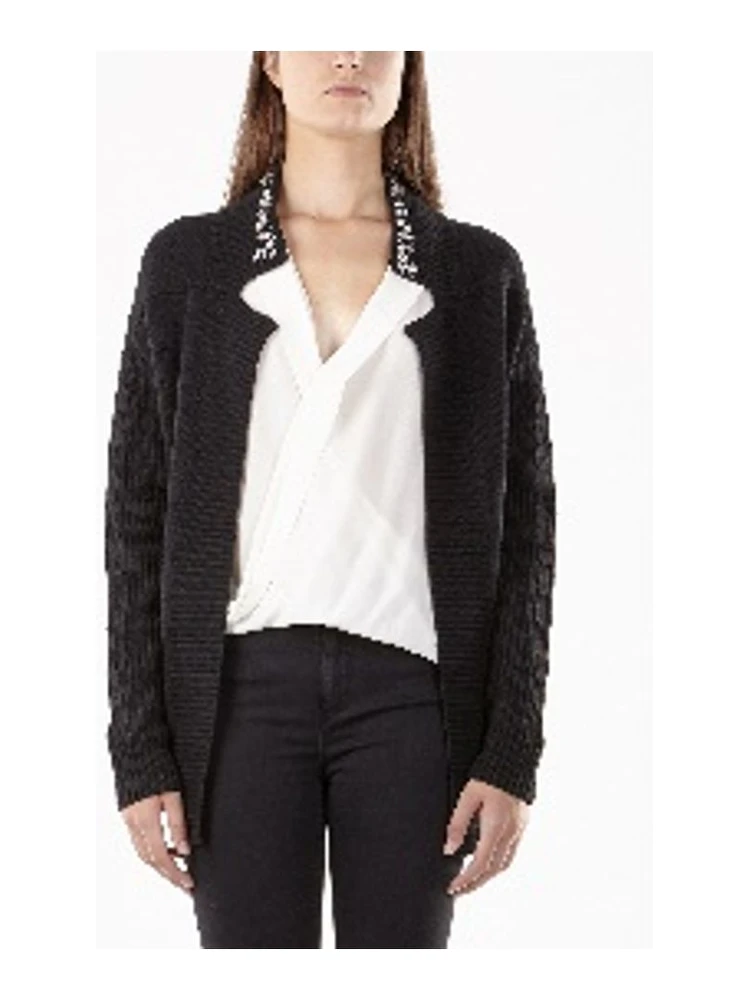 Black Viscose Cardigan