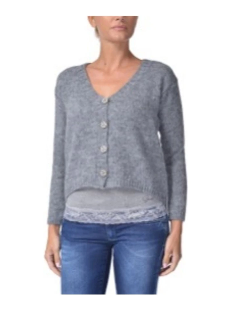 Black Marabou Cardigan