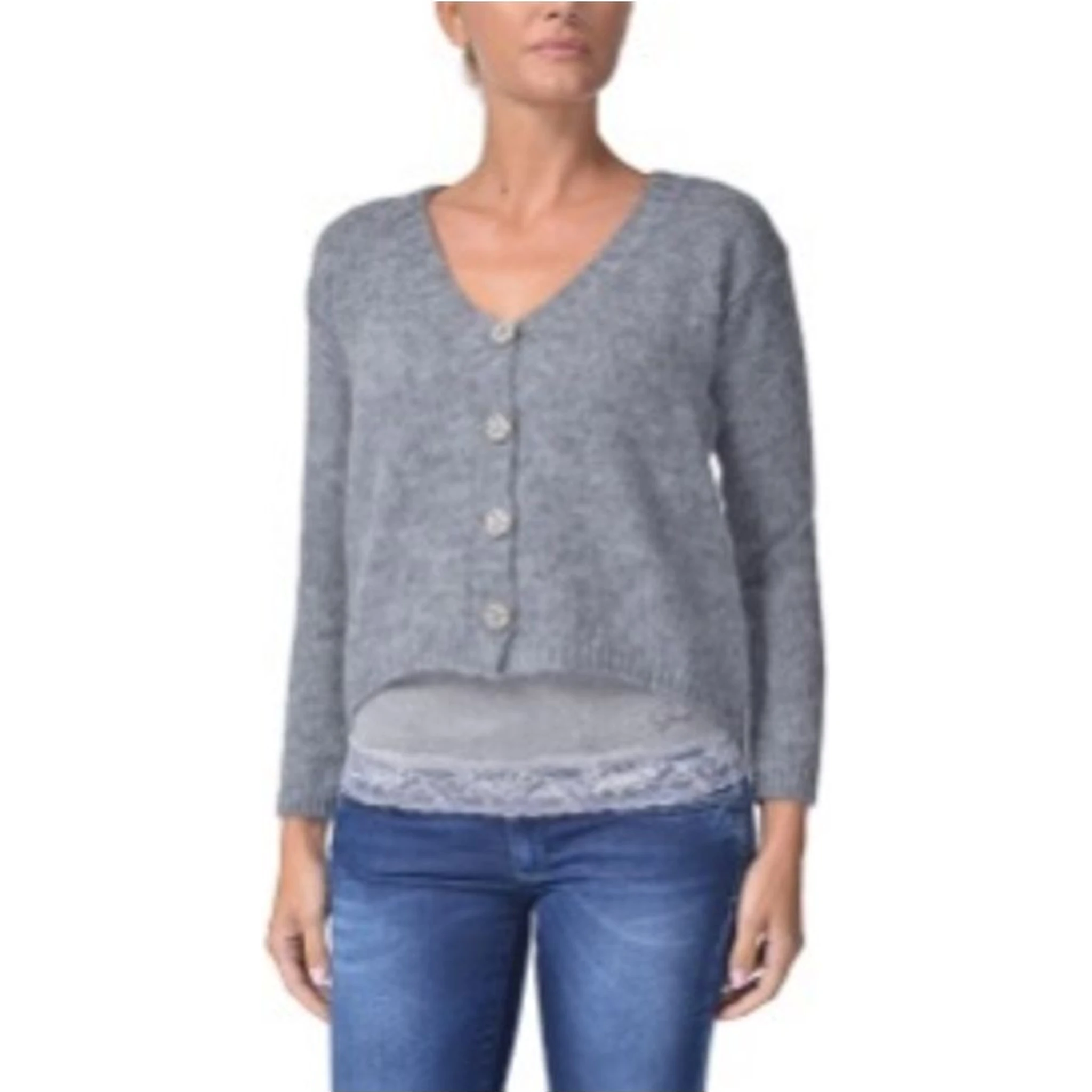 Black Marabou Cardigan