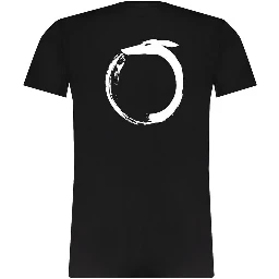 Black Cotton Men's T-Shirt