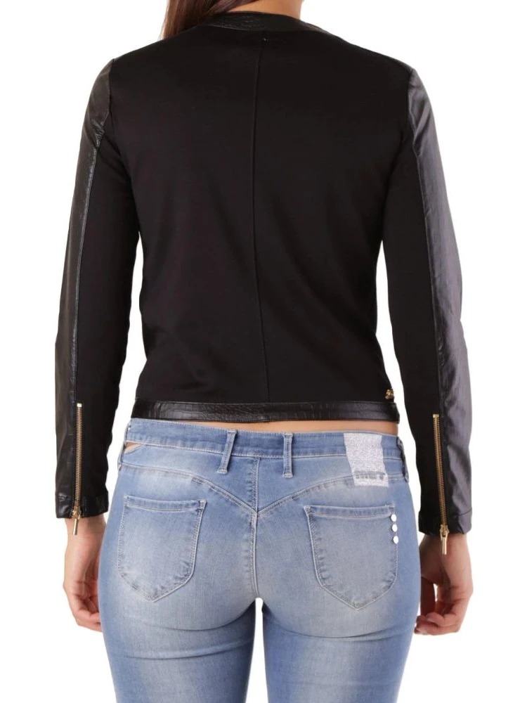 Black Viscose Biker Jacket alternative