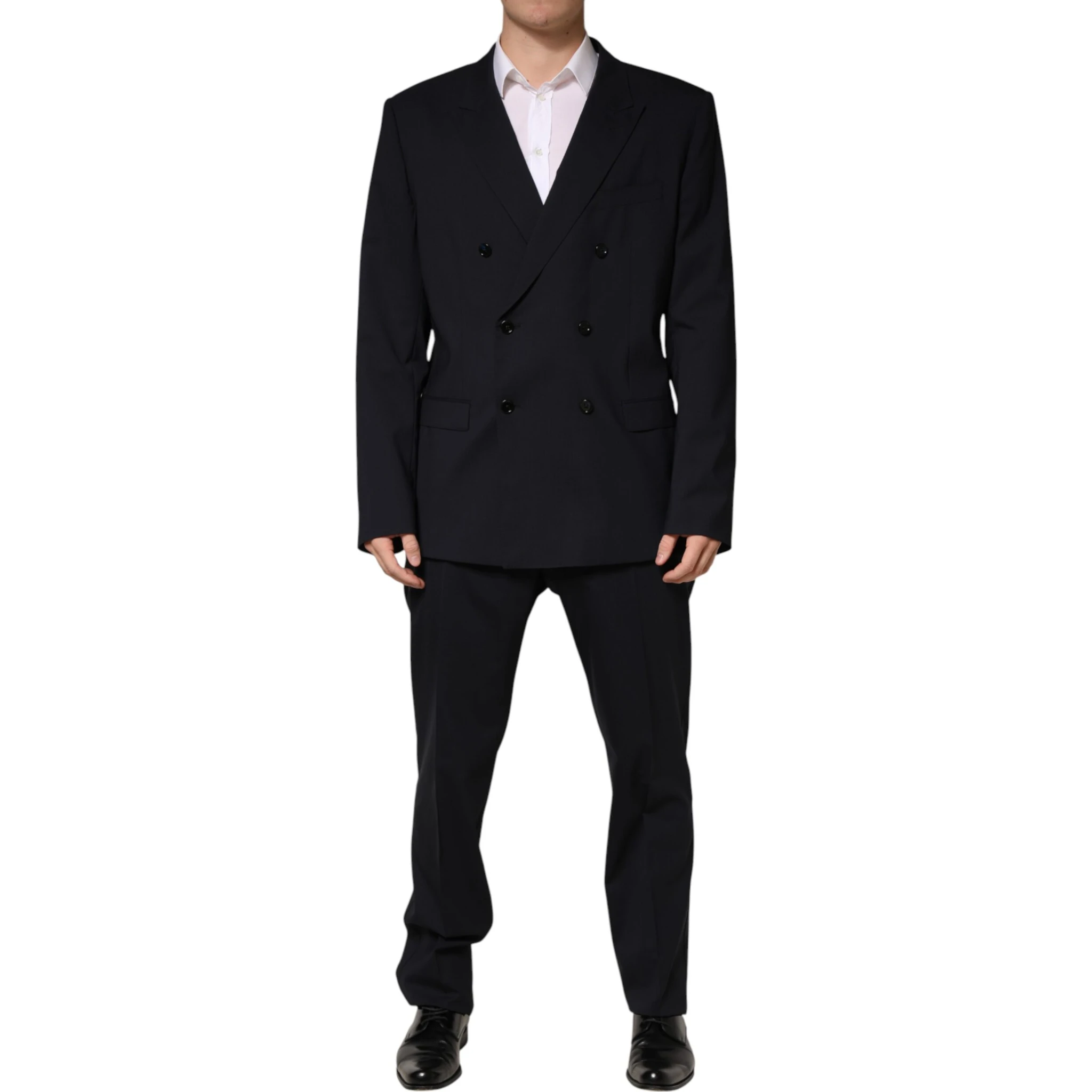 Blue MARTINI Double Breasted 2 Piece Suit