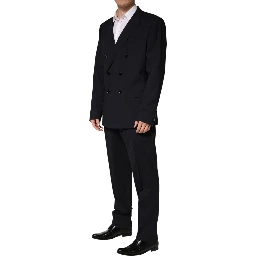 Blue MARTINI Double Breasted 2 Piece Suit