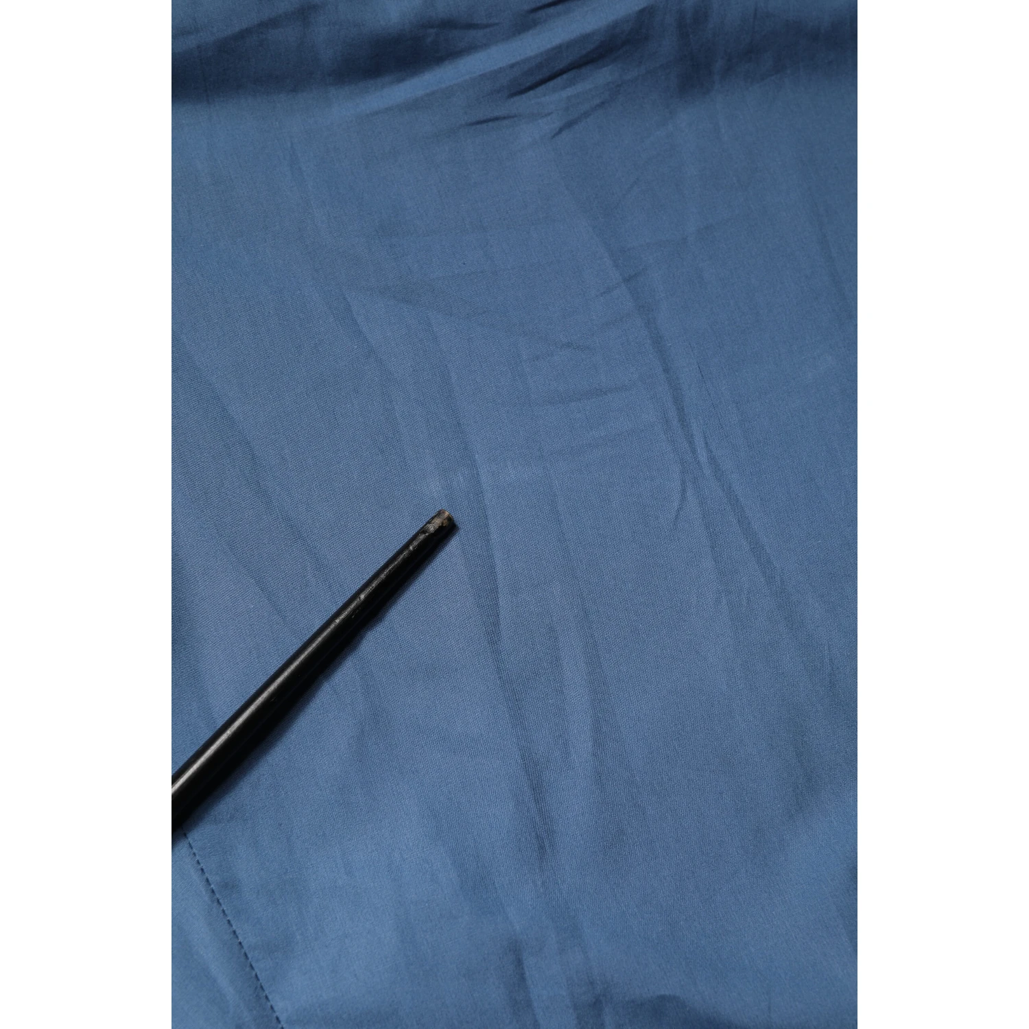 Blue Cotton Double Breasted 2 Piece  Suit