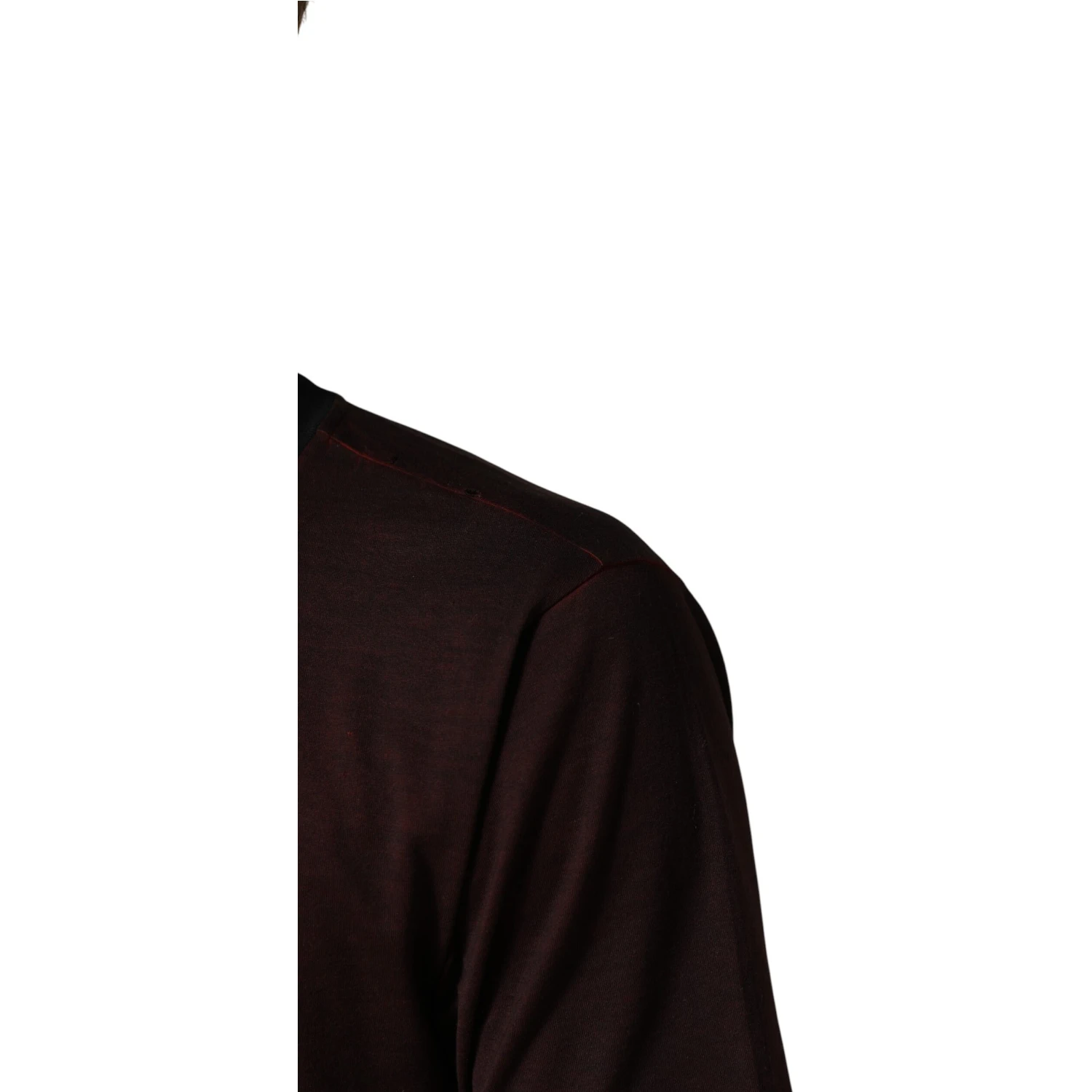 Maroon DG Crown Cotton Crew Neck Men T-shirt