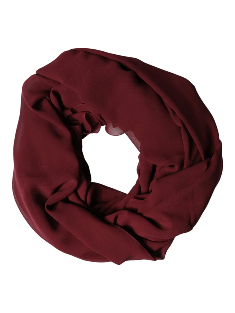 Maroon Silk Stole Neck Wrap Shawl Men 200cm x 130cm Scarf alternative