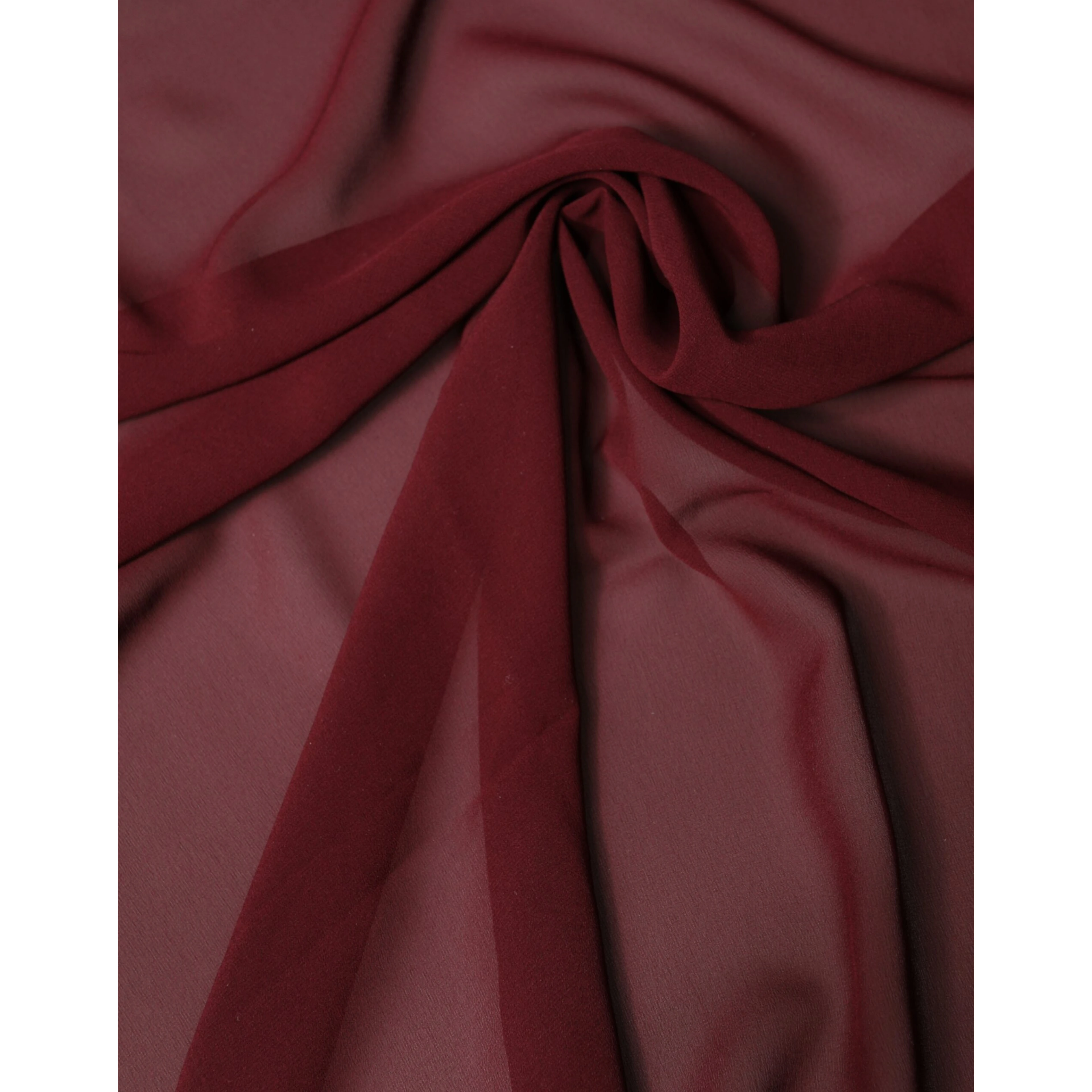 Maroon Silk Stole Neck Wrap Shawl Men 200cm x 130cm Scarf