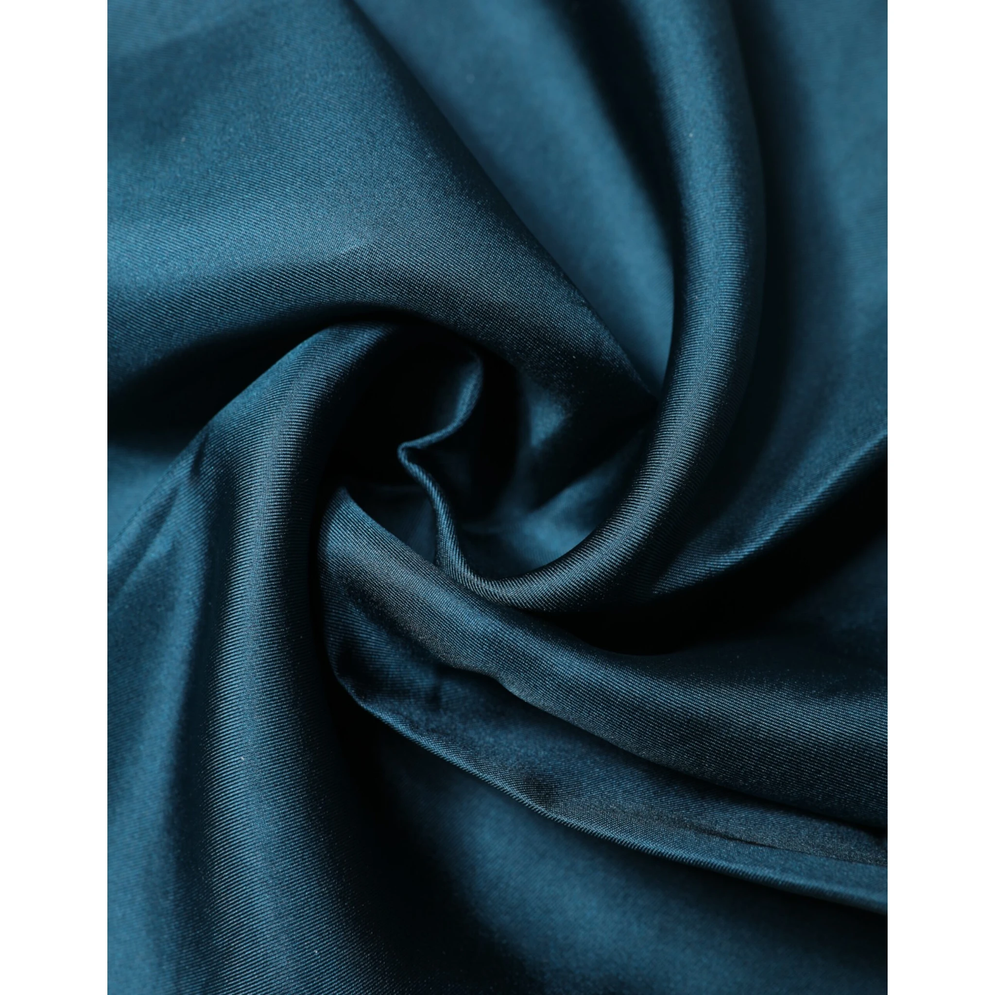 Blue Silk Square Pocket Handkerchief Scarf
