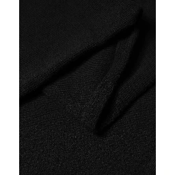 Black Wool Knit Neck Wrap Shawl Men Scarf
