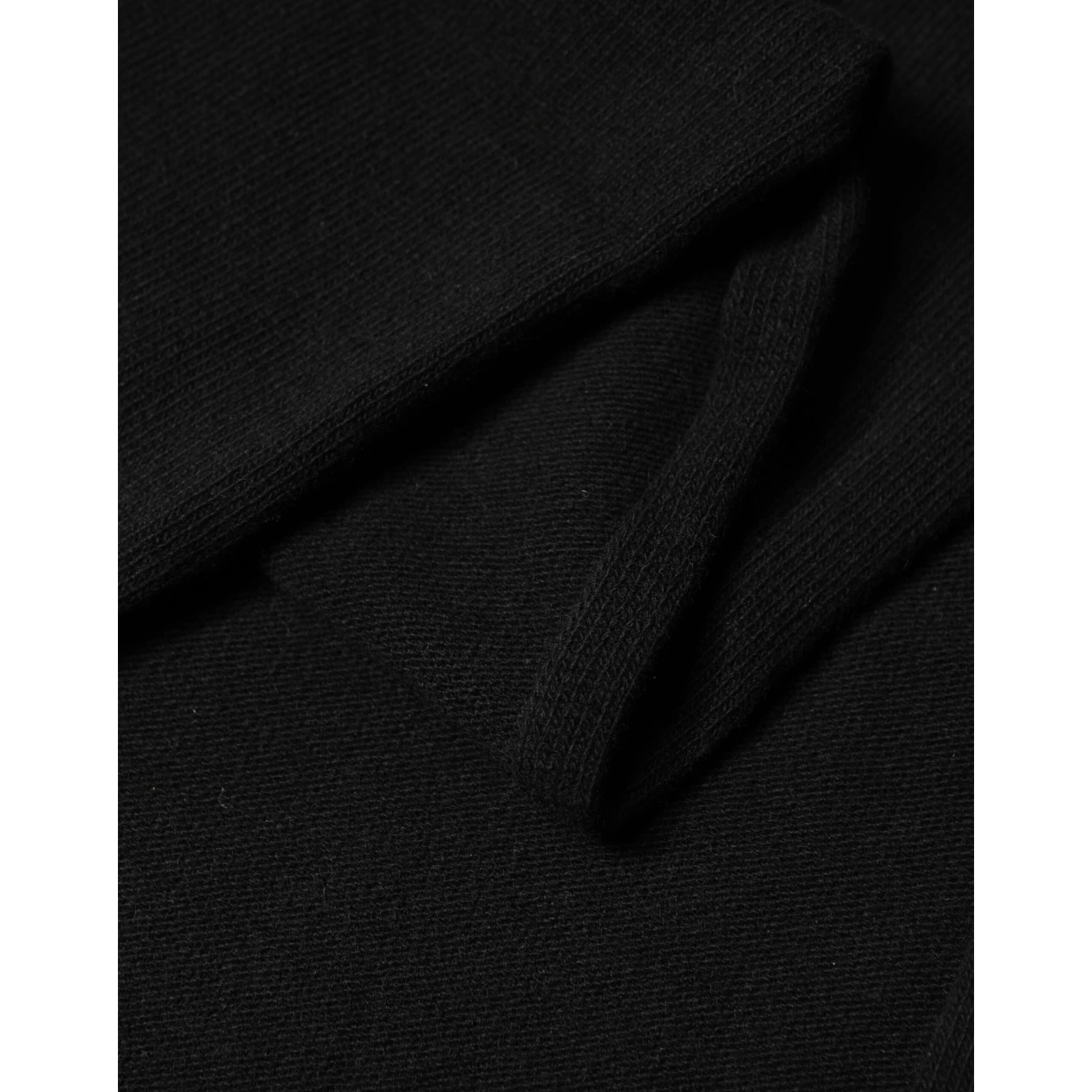 Black Wool Knit Neck Wrap Shawl Men Scarf