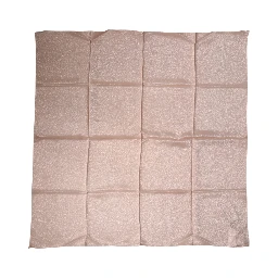 Light Pink Silk Blend Square Foulard 87.5cm x86.5cm Scarf