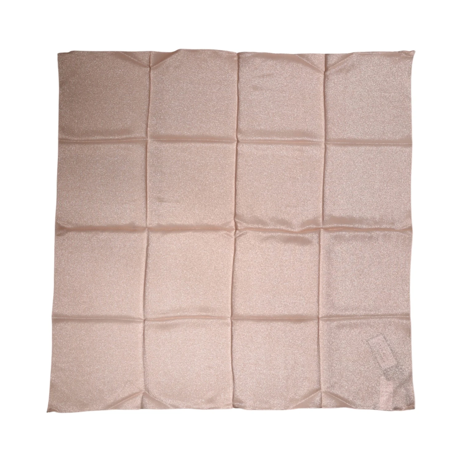 Light Pink Silk Blend Square Foulard 87.5cm x86.5cm Scarf