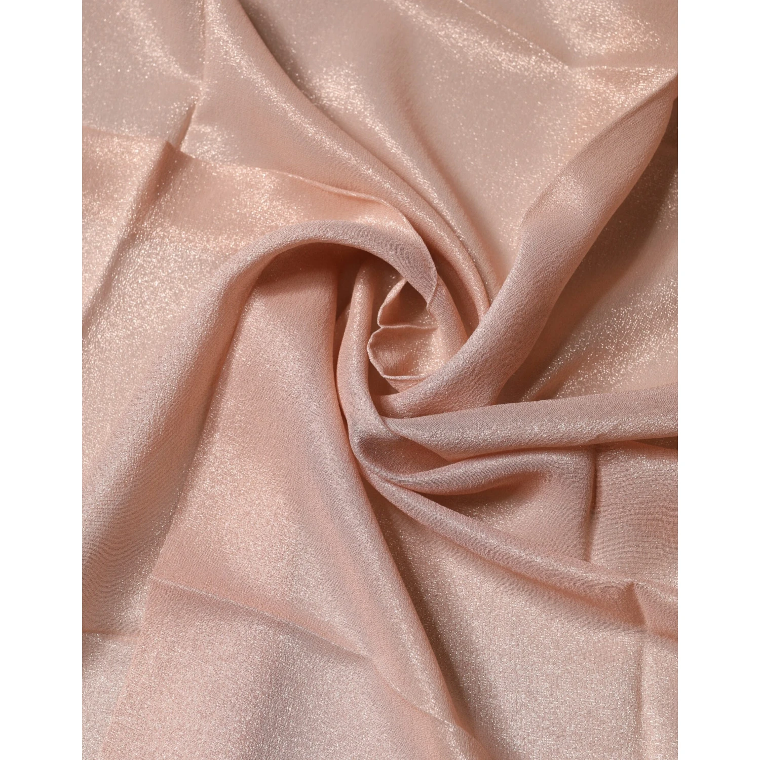 Light Pink Silk Blend Square Foulard 87.5cm x86.5cm Scarf