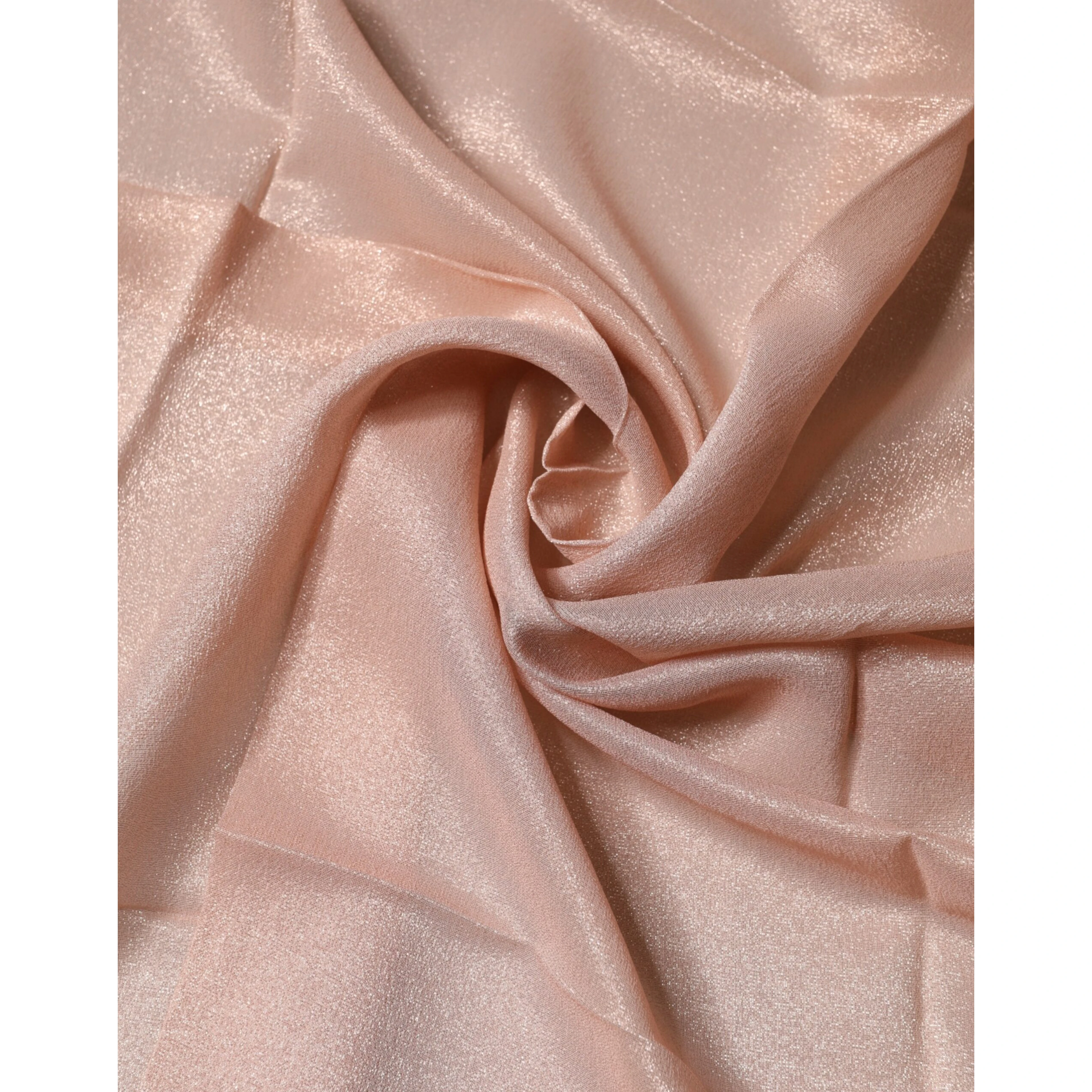 Light Pink Silk Blend Square Foulard 87.5cm x86.5cm Scarf