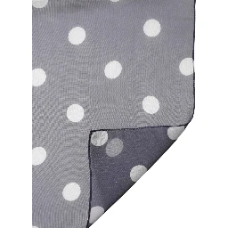 Blue Polka Dot Silk Neck Wrap Shawl 205cm x 132cm Scarf