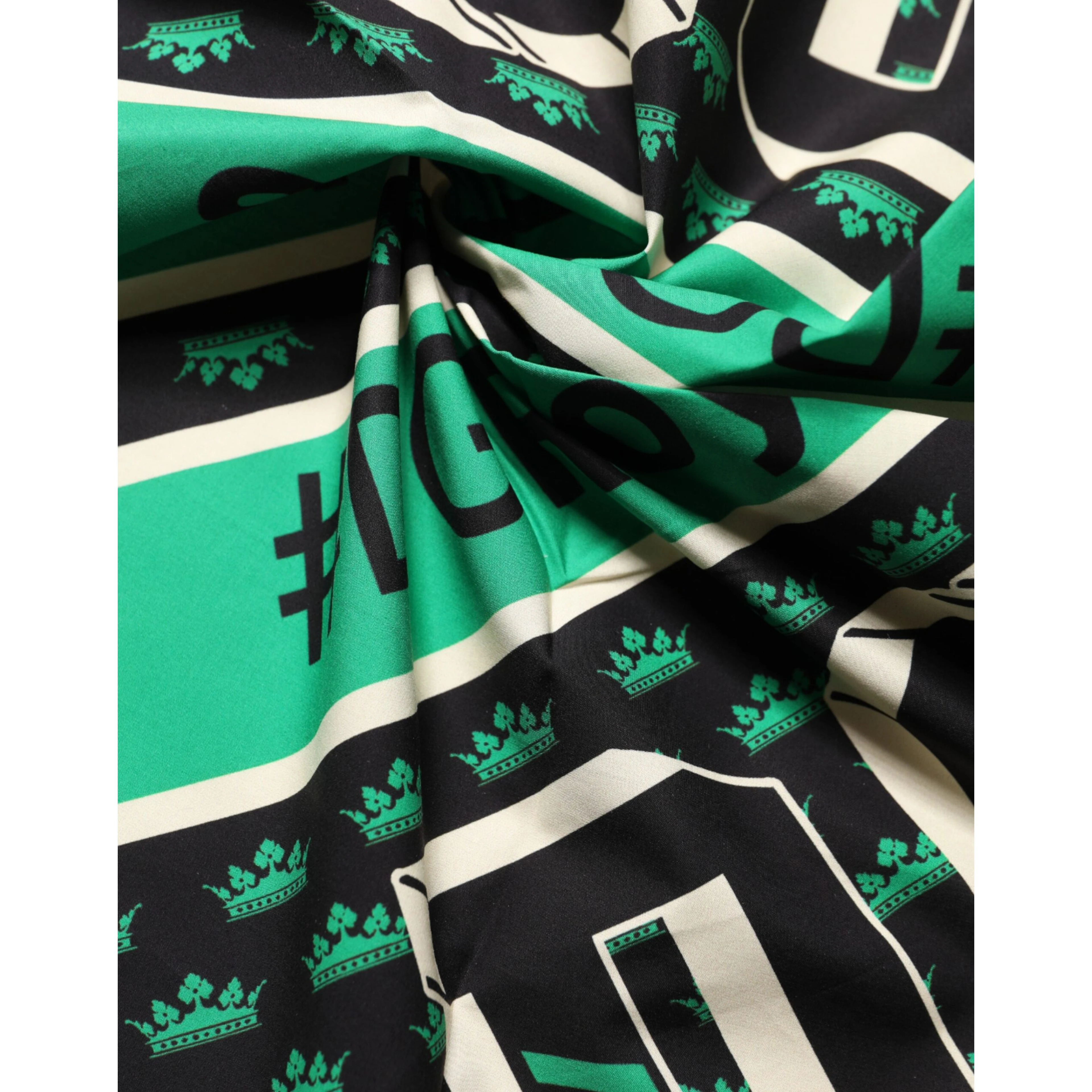 Multicolor #DGRoyals Square Foulard 50.5cm x 50cm Scarf