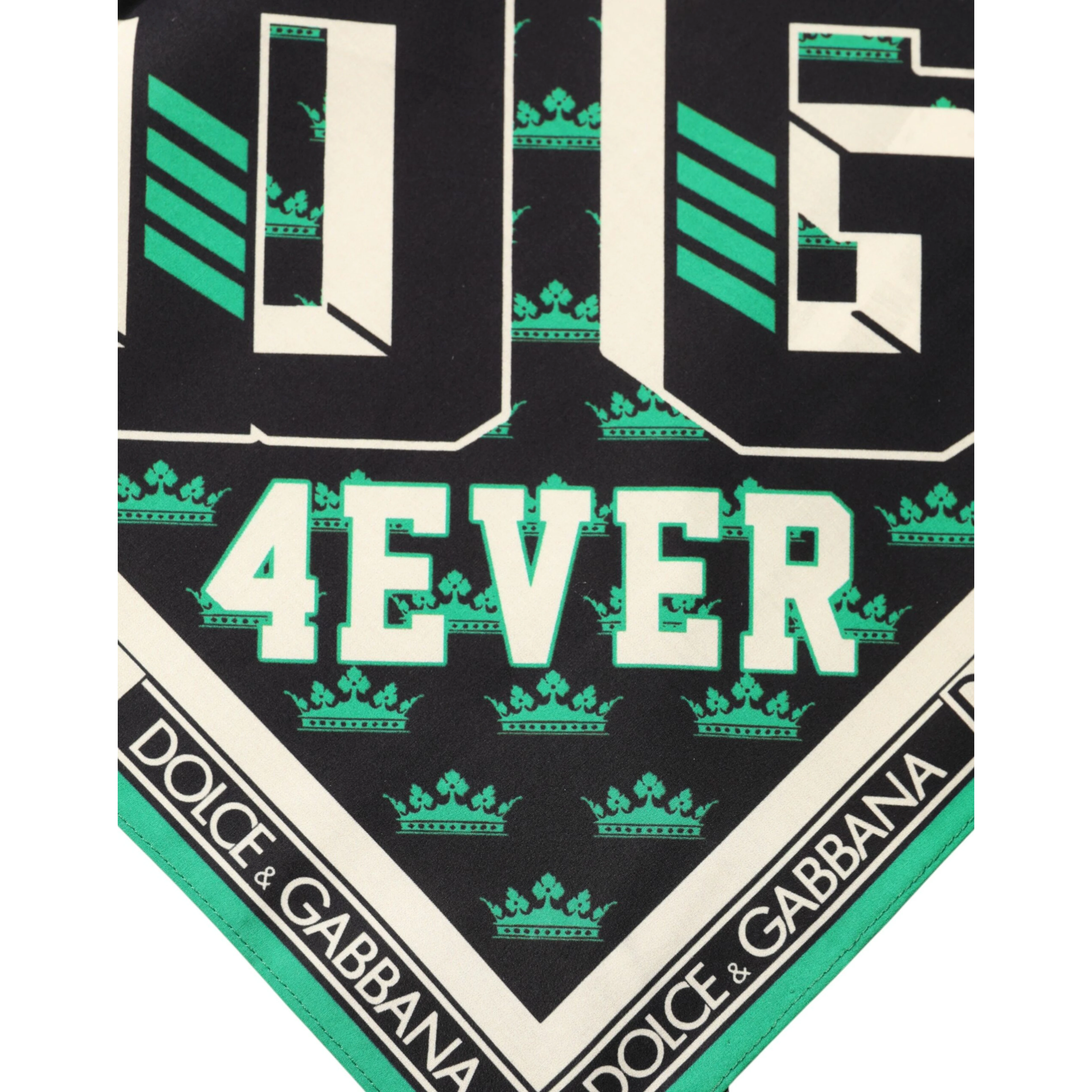 Multicolor #DGRoyals Square Foulard 50.5cm x 50cm Scarf