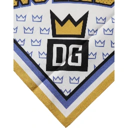Multicolor DG Royals Square Foulard Men 50cm x 50cm Scarf