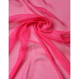 Pink Silk Stole Neck Wrap Shawl Men 174cm x 128.5cm Scarf
