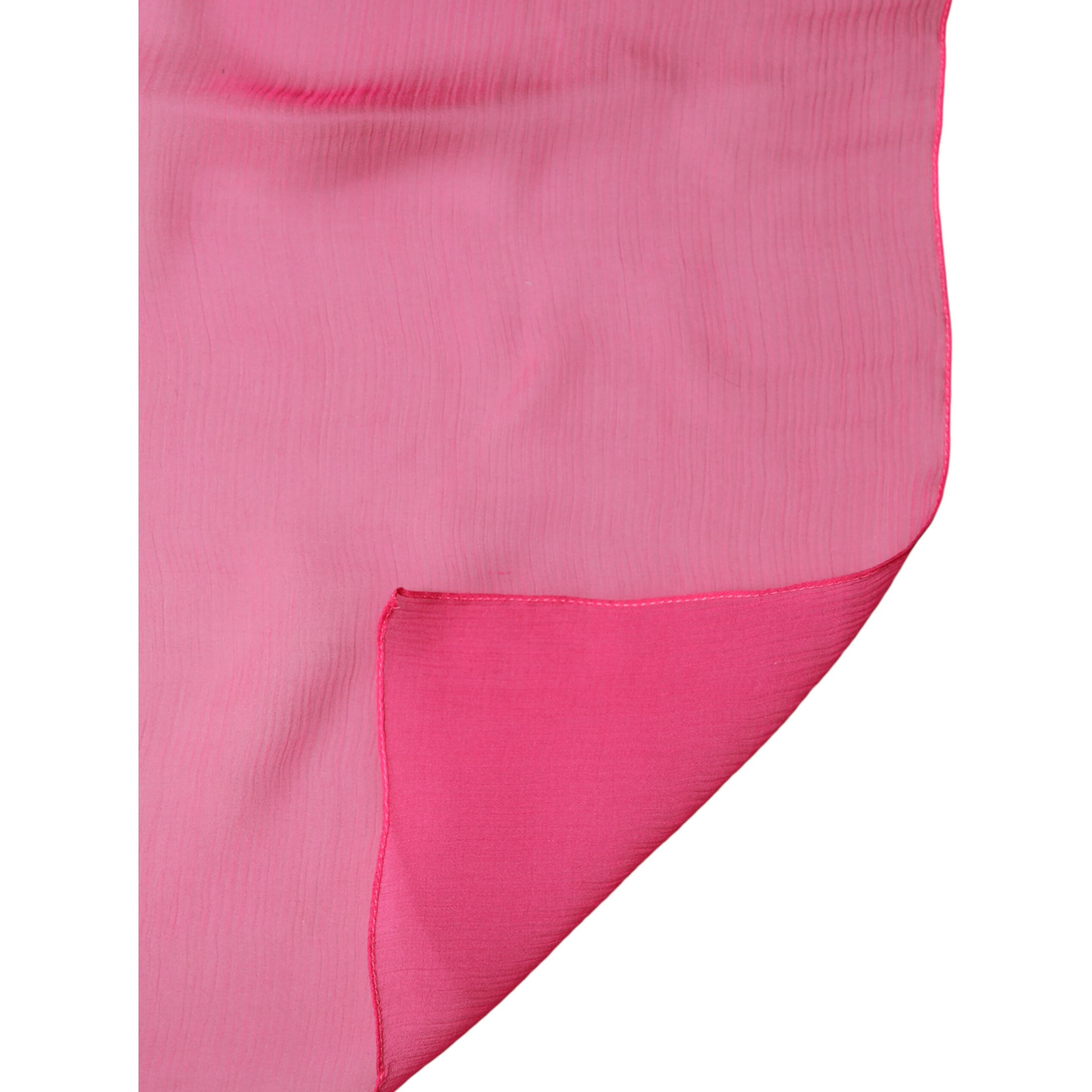 Pink Silk Stole Neck Wrap Shawl Men 174cm x 128.5cm Scarf