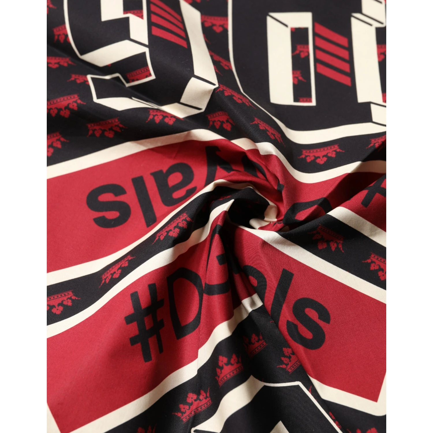 Multicolor #DGRoyals Square Foulard 50cm x 49.5cm Scarf