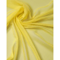 Yellow Silk Stole Neck Wrap Shawl Men 200cm x 130cm Scarf