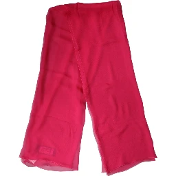 Pink Silk Stole Neck Wrap Shawl Men 174cm x 128.5cm Scarf