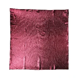 Metallic Pink Silk Square Foulard Scarf