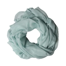 Light Teal Silk Stole Neck Wrap Shawl  Scarf
