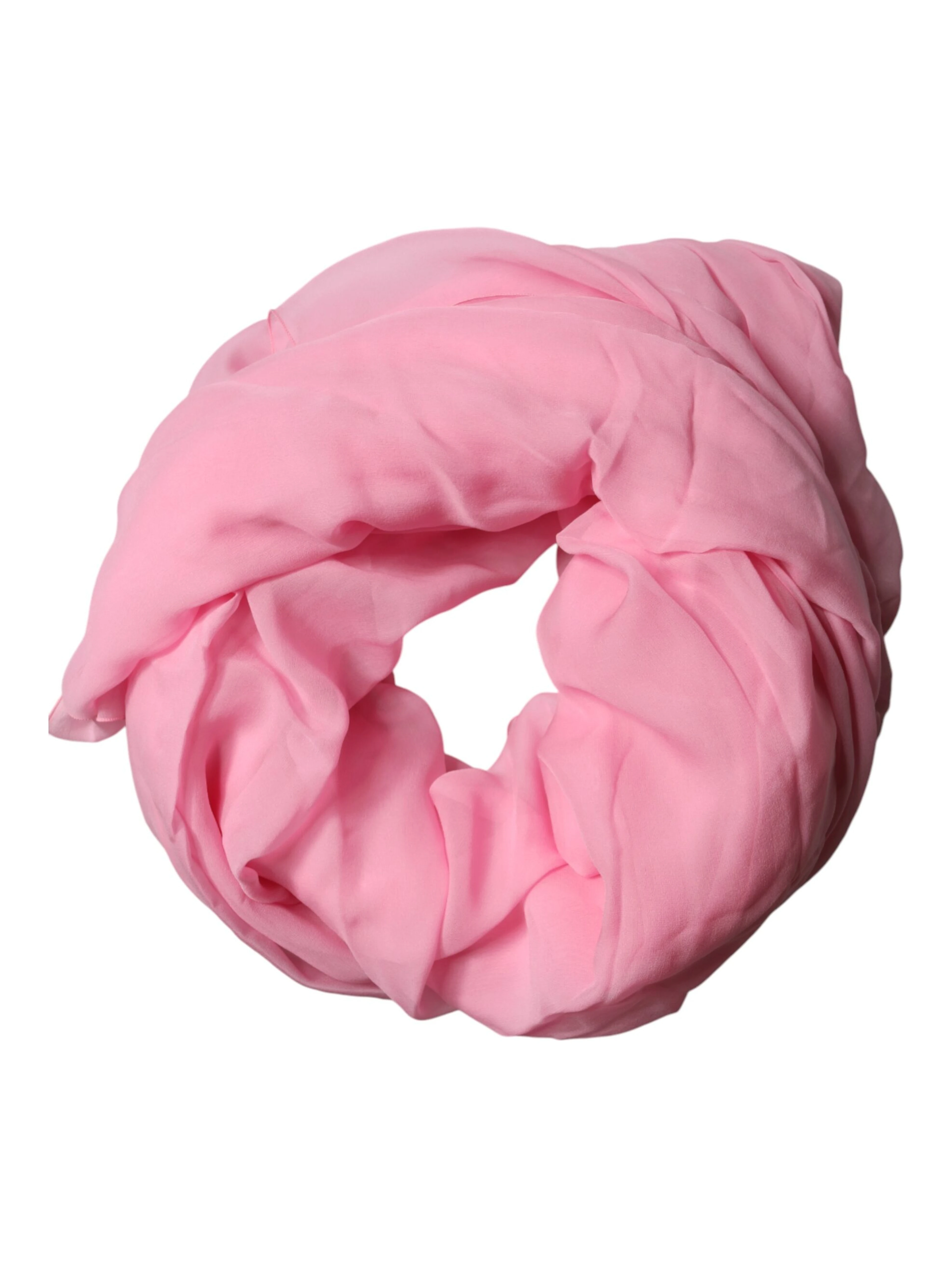 Pink Silk Sash Neck Wrap Shawl Men Scarf