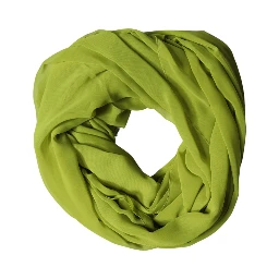 Green Polyester Stole Neck Wrap Shawl  Scarf