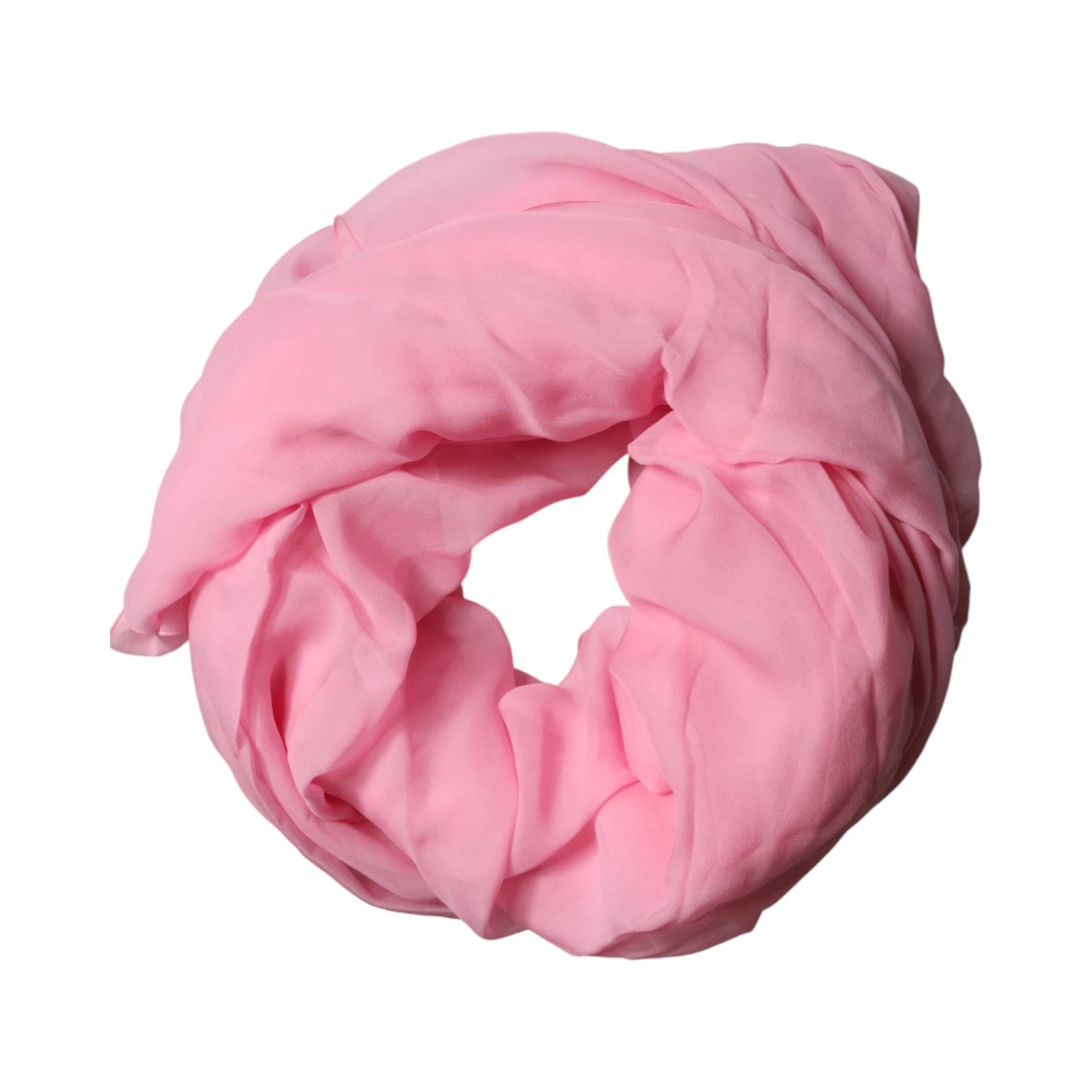 Pink Silk Sash Neck Wrap Shawl Men Scarf