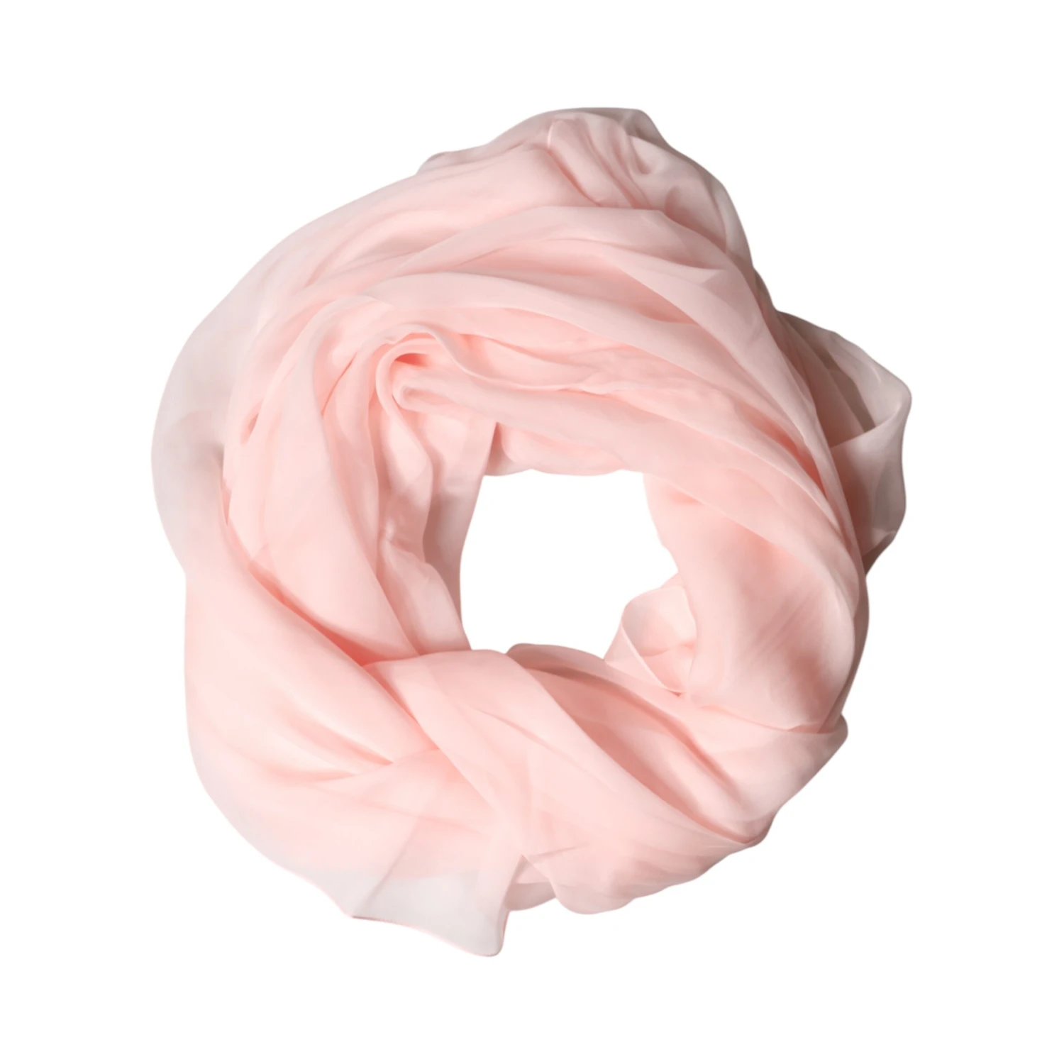 Light Pink Stole Silk Neck Wrap Shawl  Scarf