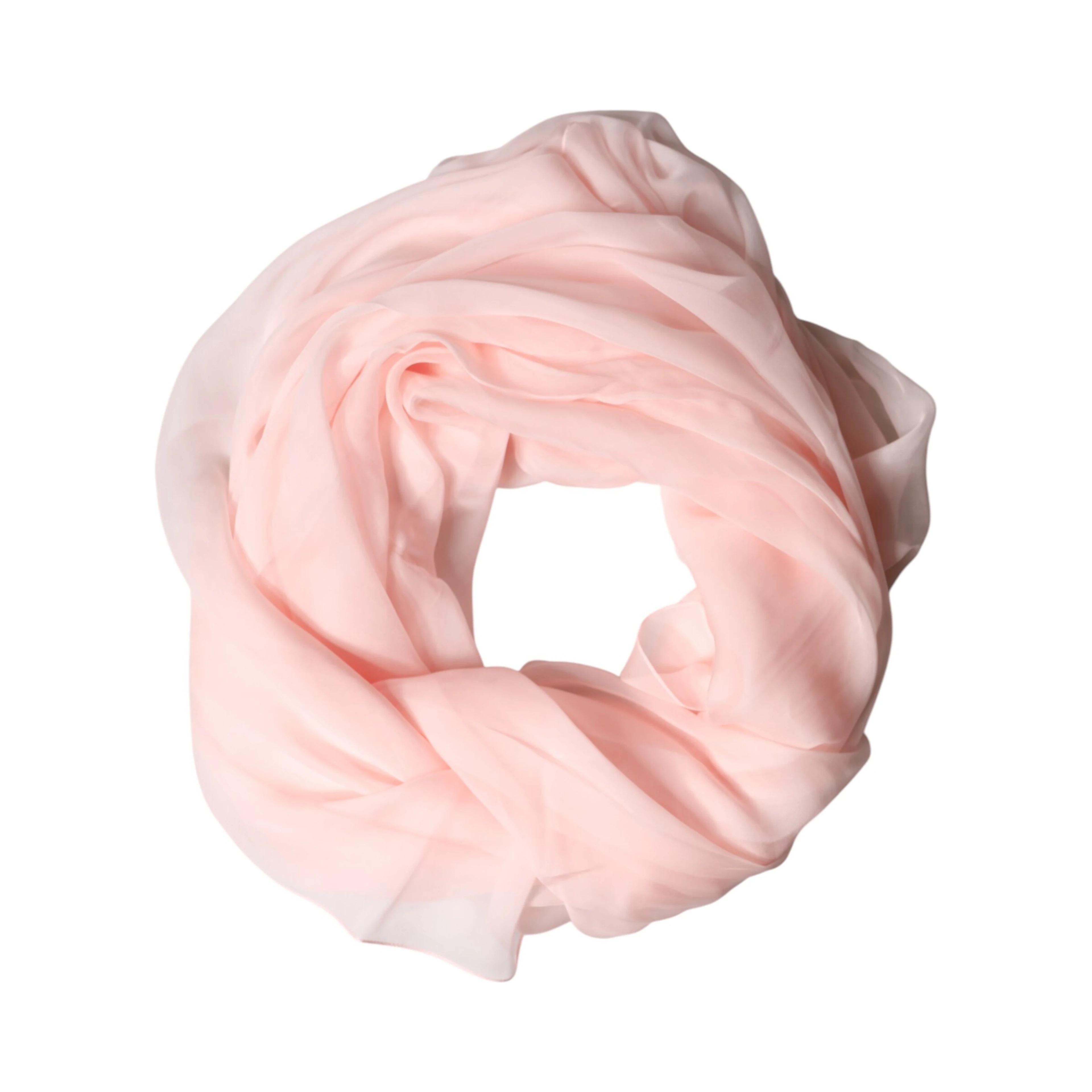 Light Pink Stole Silk Neck Wrap Shawl  Scarf