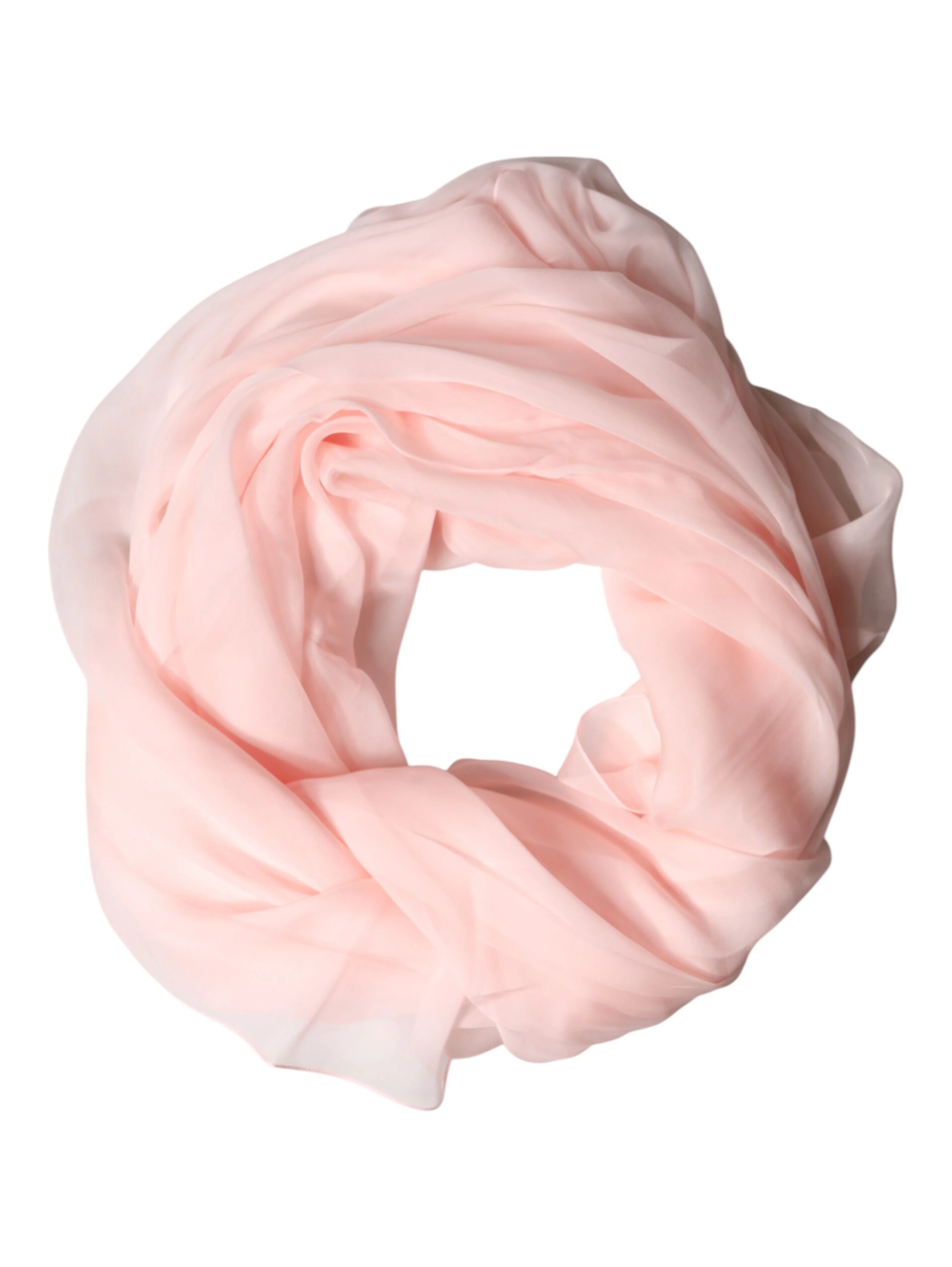 Light Pink Stole Silk Neck Wrap Shawl  Scarf